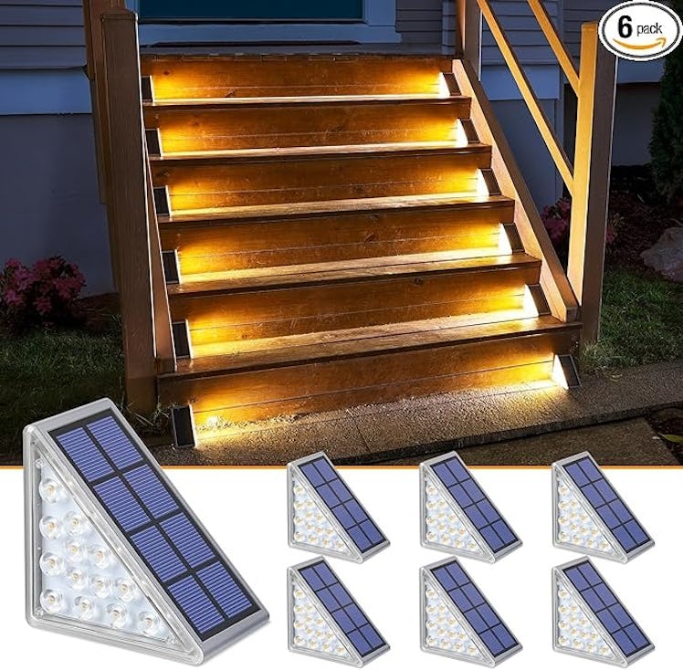 NIORSUN Outdoor Step Lights (6-Pack)