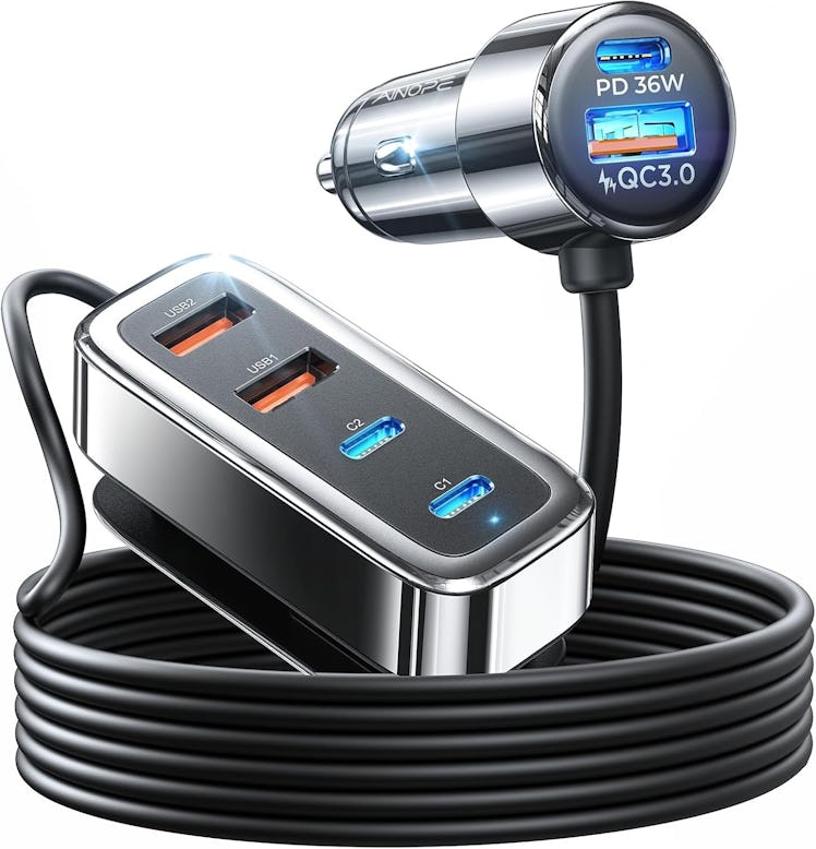 AINOPE Multi-Port USB Car Charger