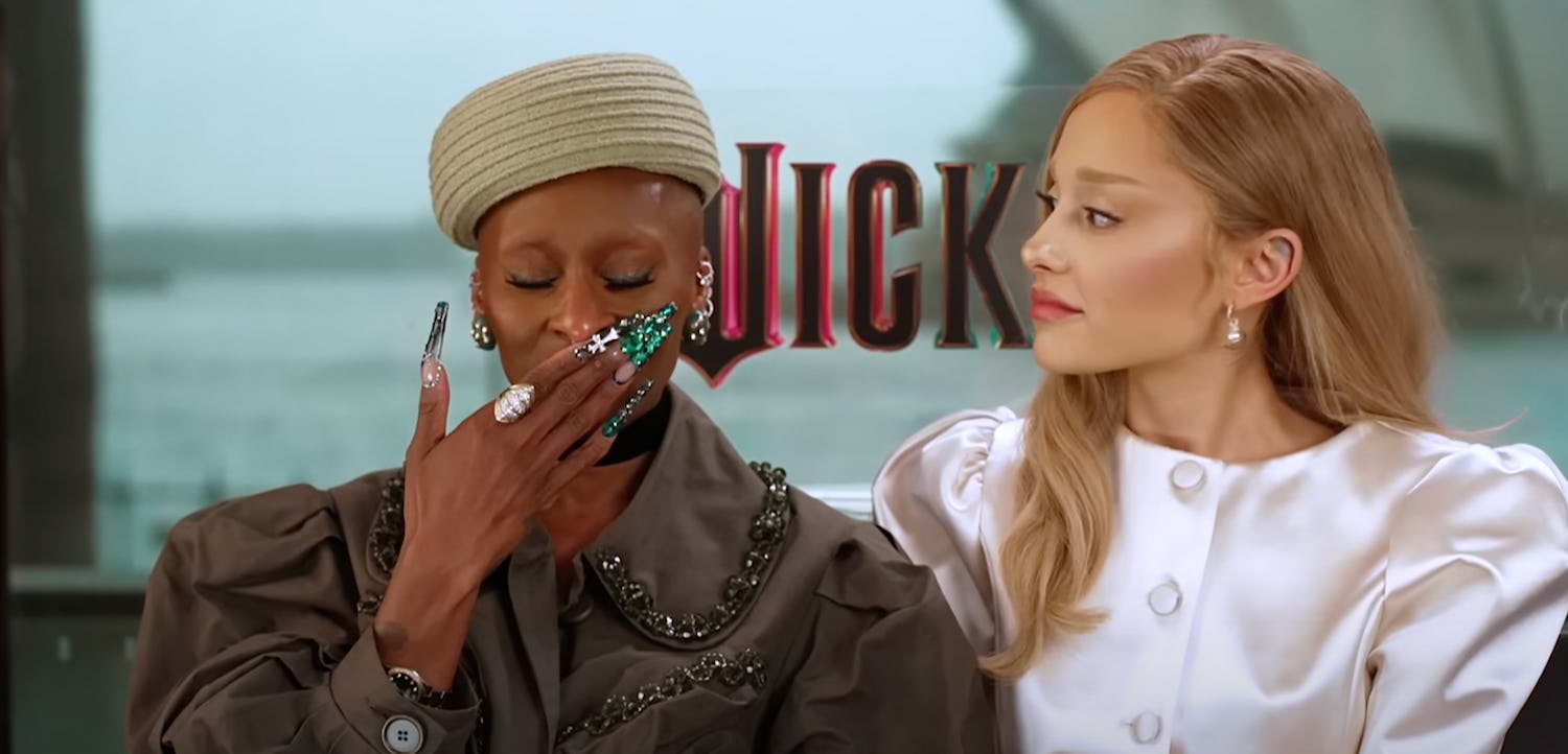 Cynthia Erivo crying