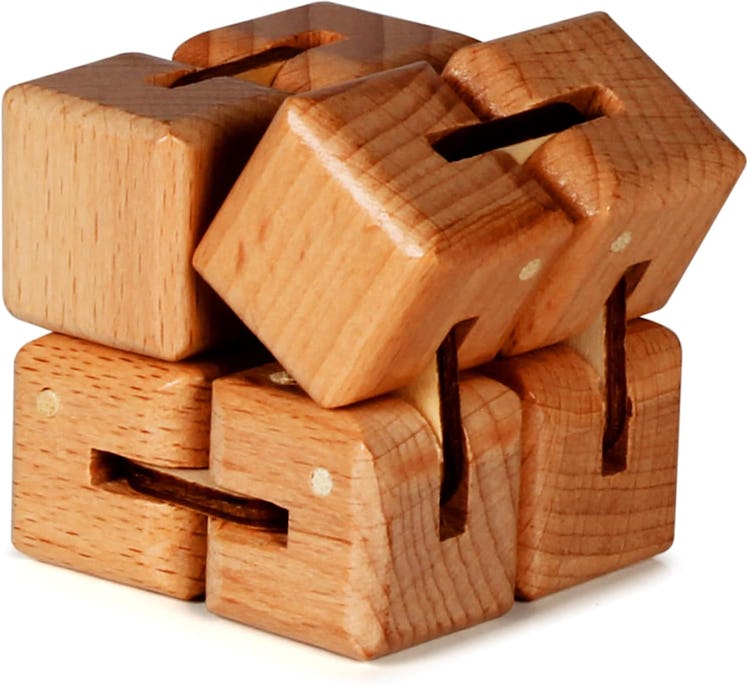BUNMO Infinity Wooden Cube Fidget Toy