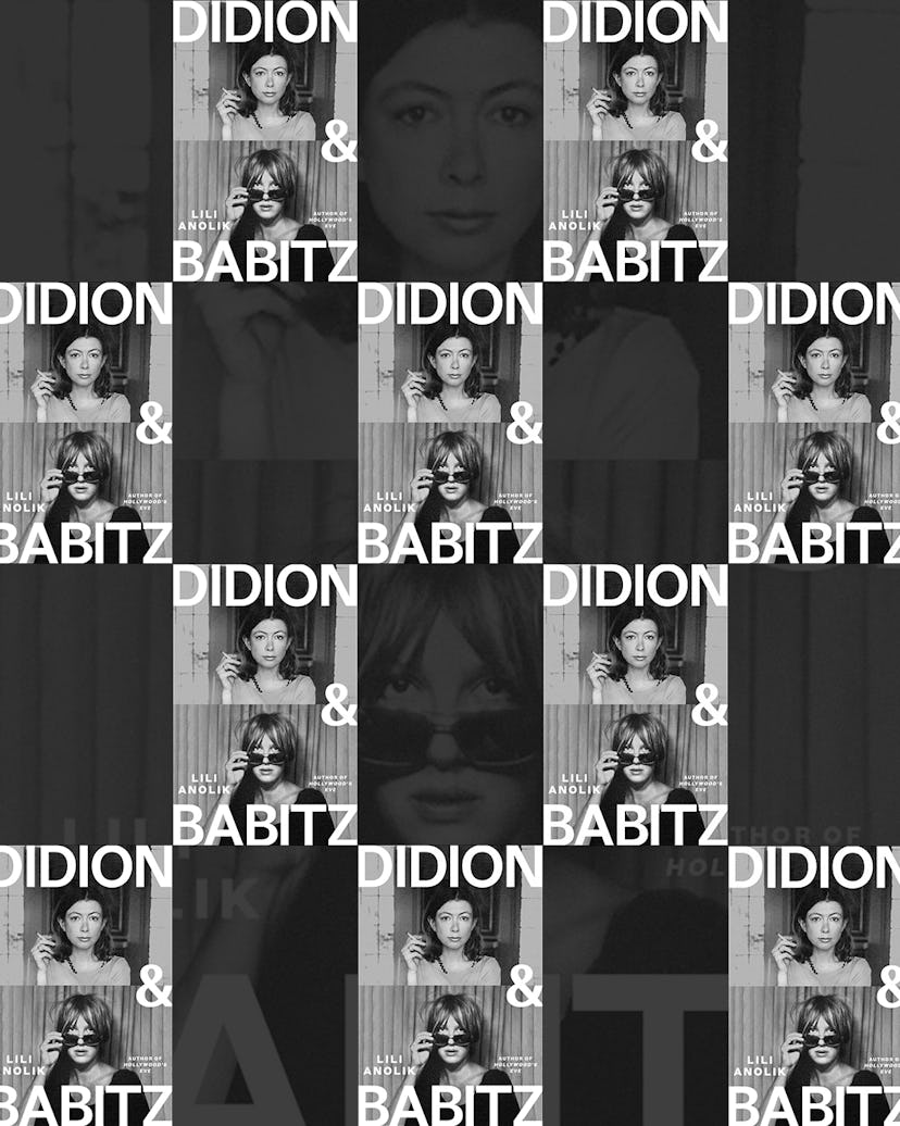 A collage of Didion and Babitz