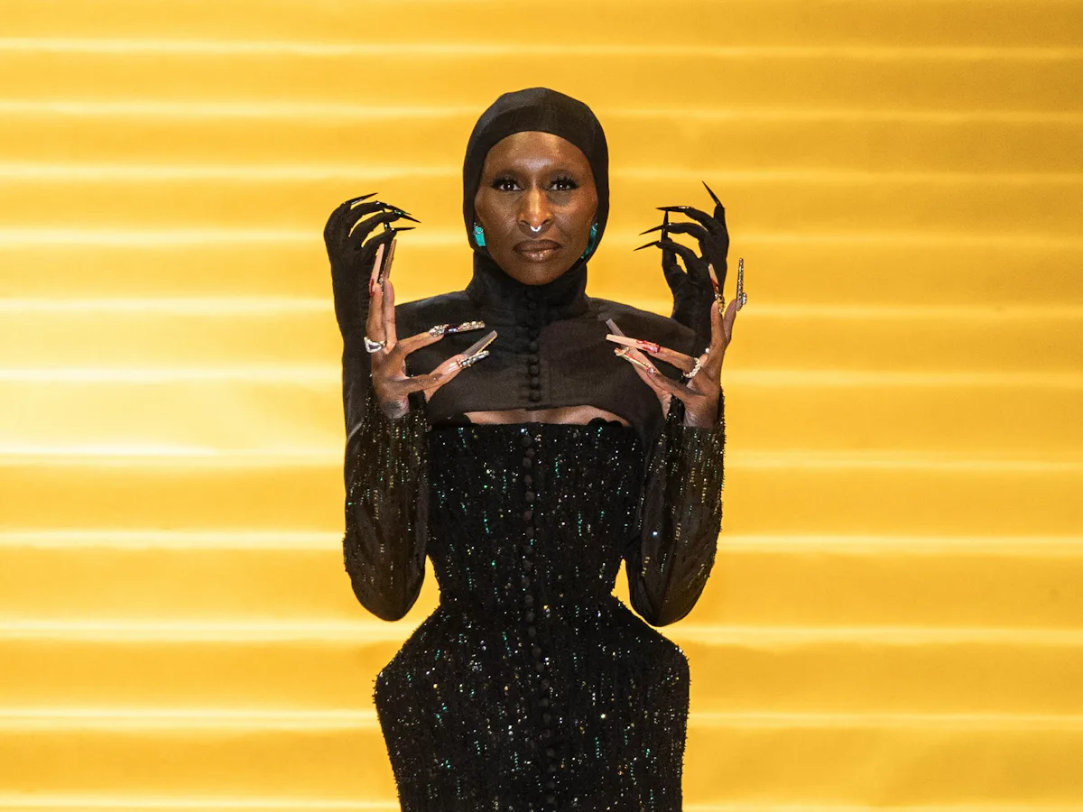 Cynthia Erivo's Surrealist 'Wicked' Dress Features Built-In Manicured Hands Cynthia Erivo's Surrealist 'Wicked' Dress Features Built-In Manicured Hands