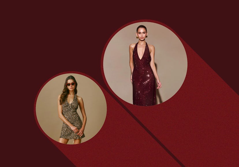 Plunging dresses to shop right now.