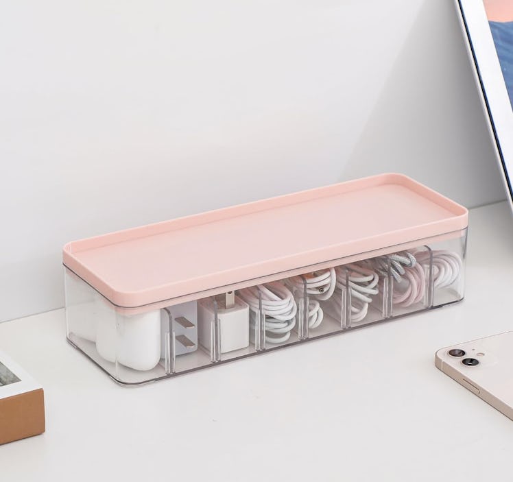 Yesesion Plastic Cable Organizer Box 