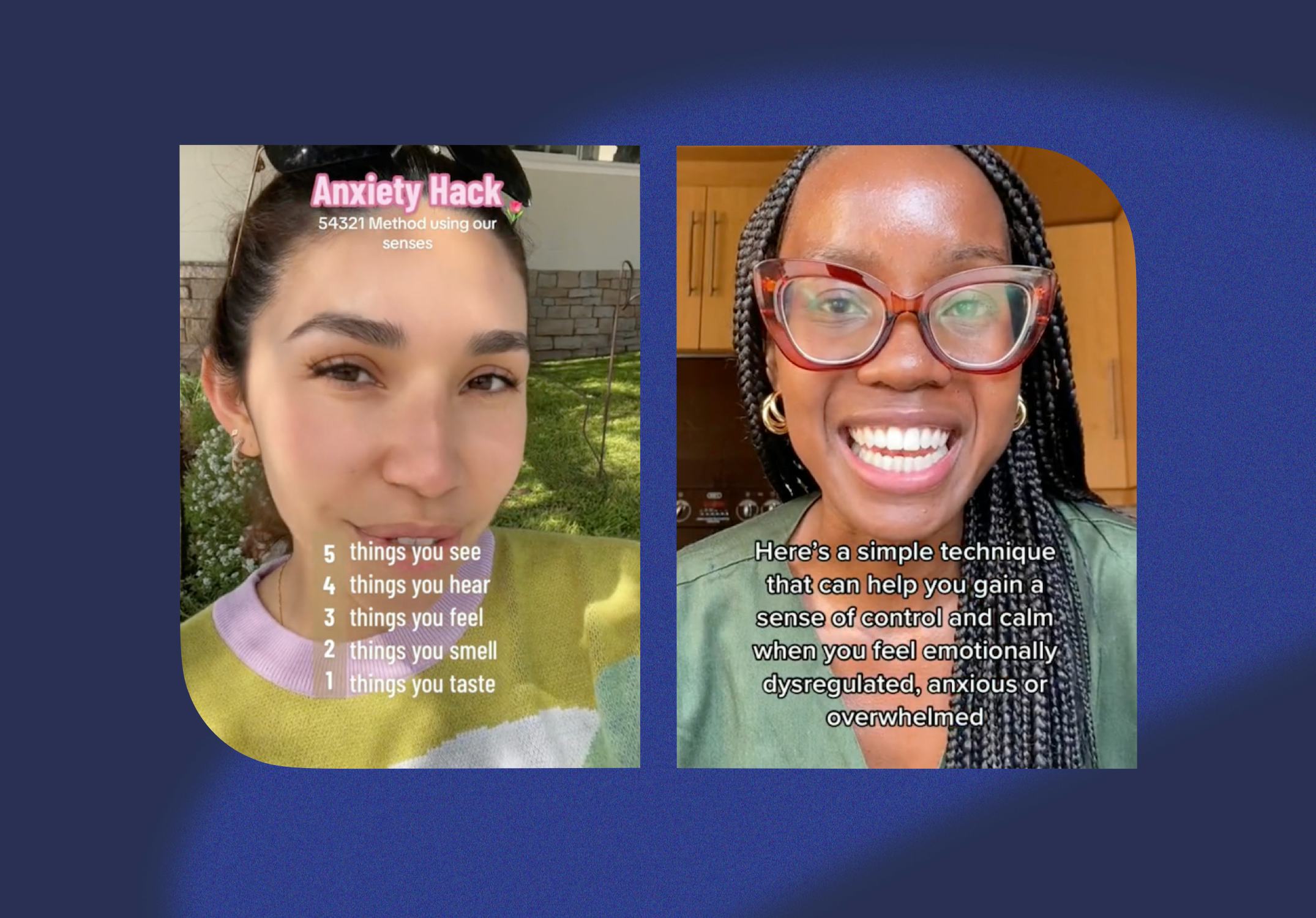 The 5-4-3-2-1 grounding technique is going viral on TikTok as people look for ways to manage stress.