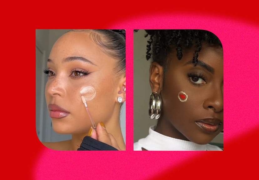 The “jelly donut blush” hack is trending.