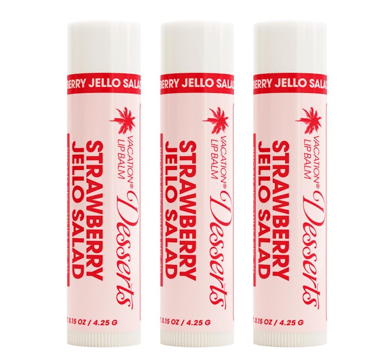 Vacation Strawberry Jello Salad Lip Balm (3-Pack)