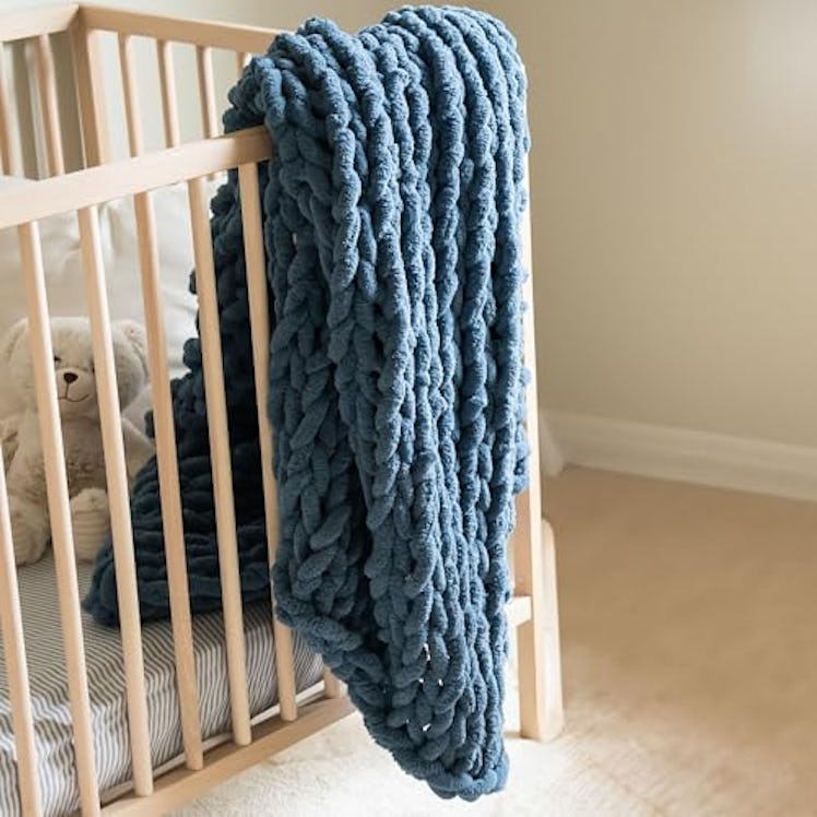 SAMIAH LUXE Chunky Knit Blanket 