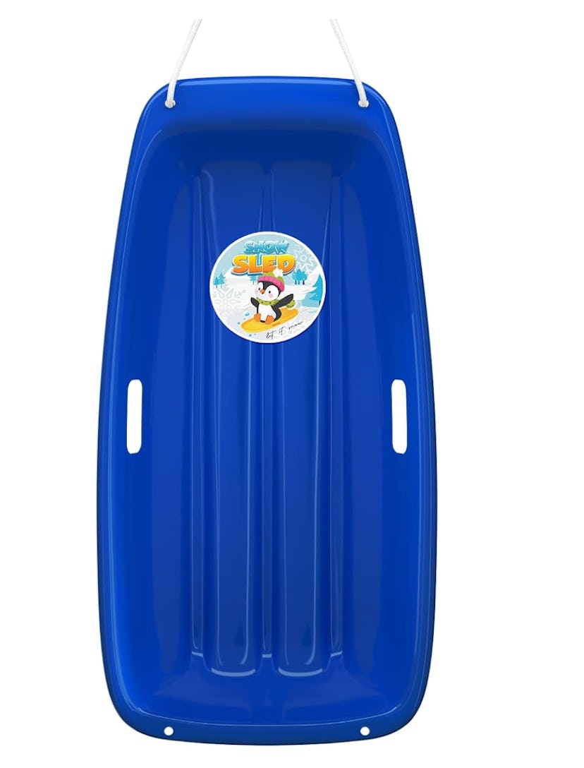 Durable Downhill Sprinter Toboggan Snow Sled