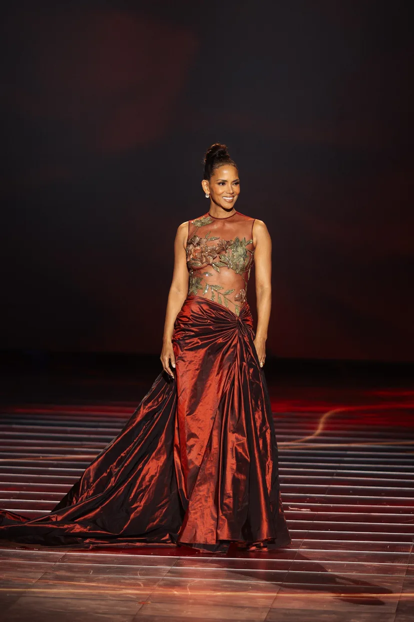 Halle Berry Re-Wore The 2002 Sheer Elie Saab Dress To Celebrate The Designer's Legacy Halle Berry Re-Wore The 2002 Sheer Elie Saab Dress To Celebrate The Designer's Legacy