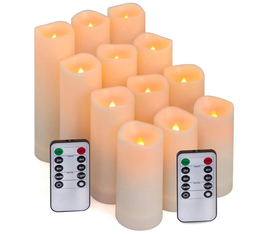 Aignis Flameless LED Candles (12-Pack)