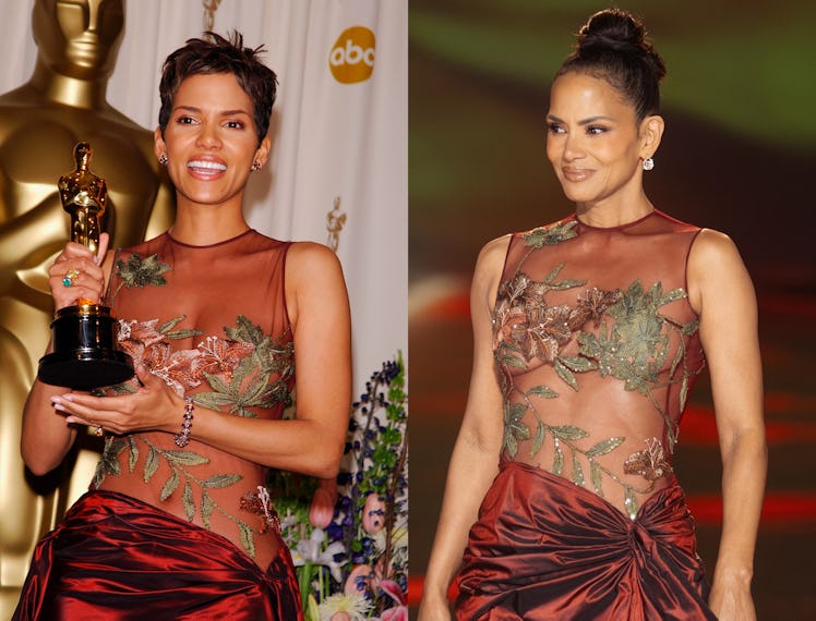 Halle Berry Elie Saab Oscars dress.