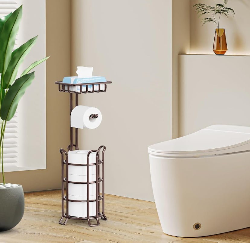 TomCare Toilet Paper Stand Holder 