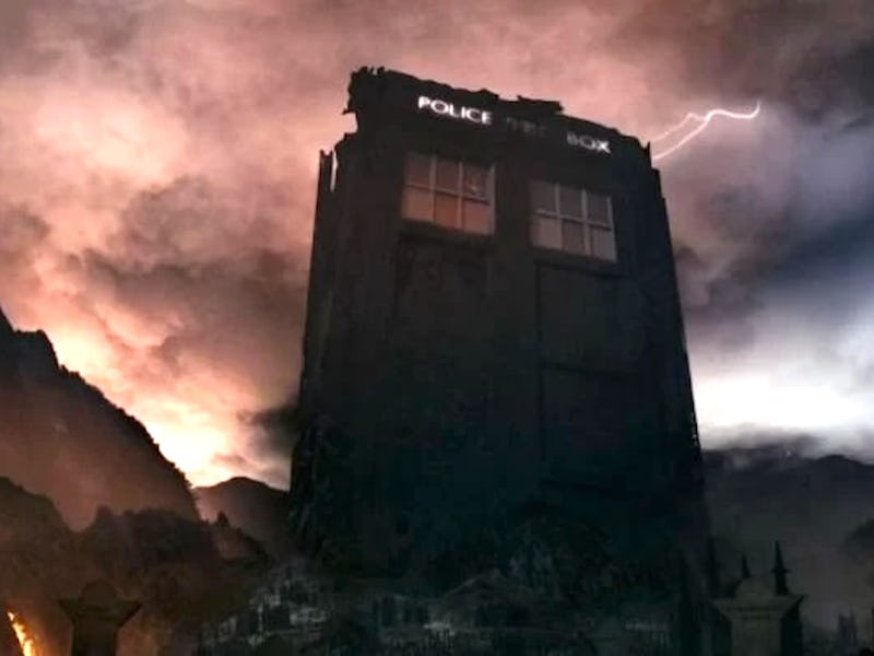 The TARDIS grave on Trenzalore in "The Time of the Doctor."