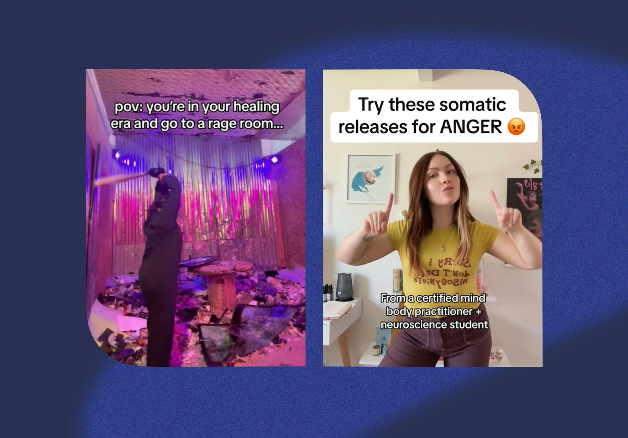 How to let out your rage at home.