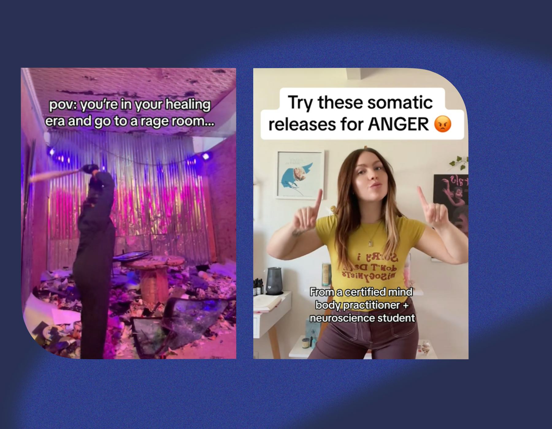 How to Create Your Own “Rage Room” At Home, According To Therapists