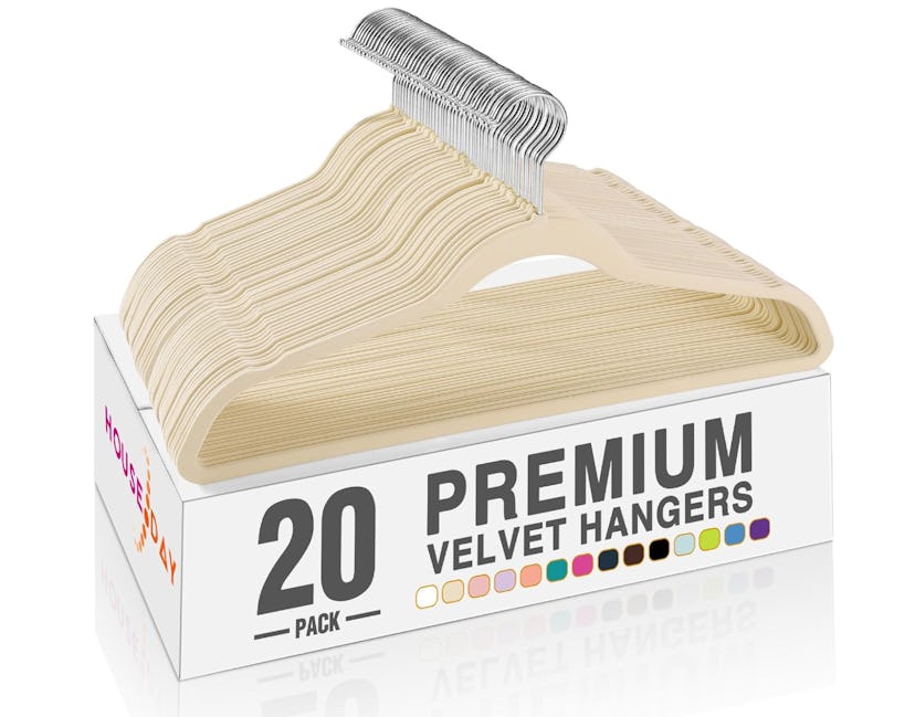 HOUSE DAY Premium Velvet Hangers (20-Pack)