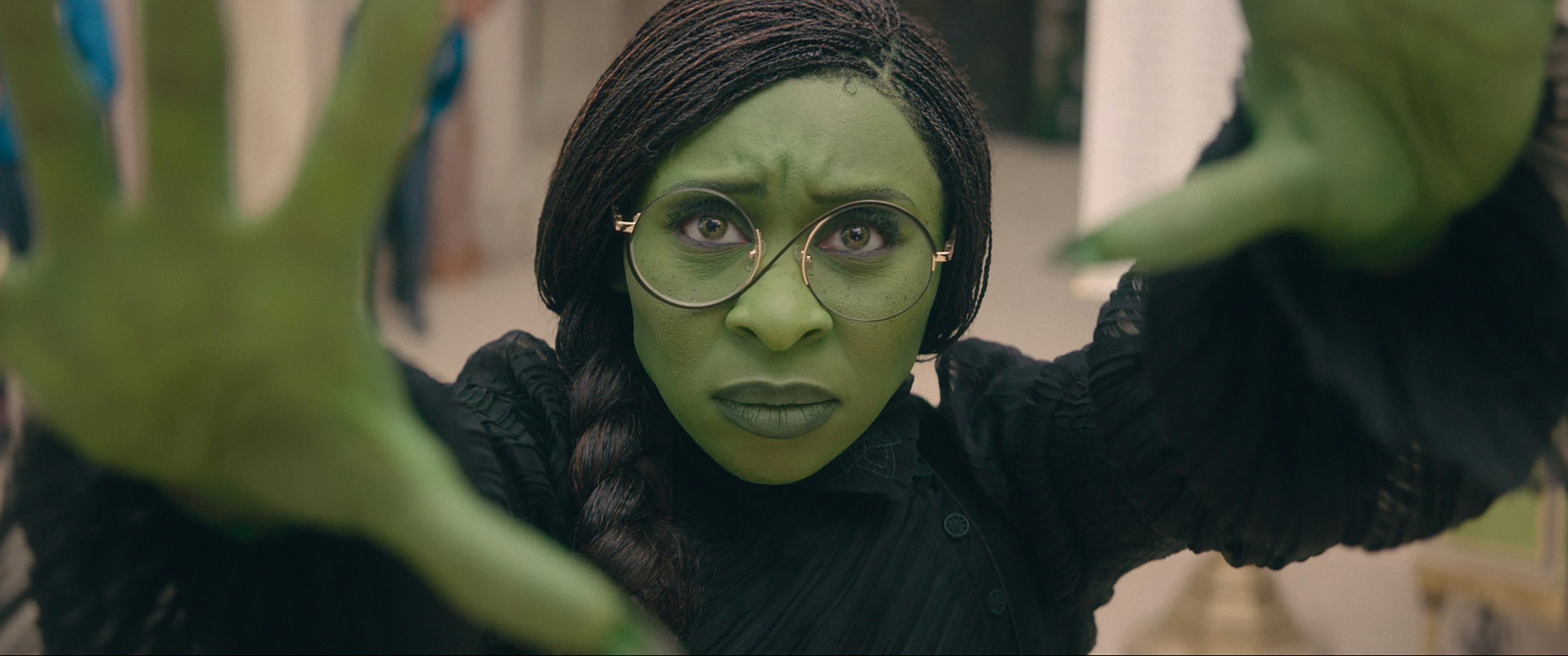 Cynthia Erivo shared her inspiration behind Elphaba&rsquo;s hair and nails.