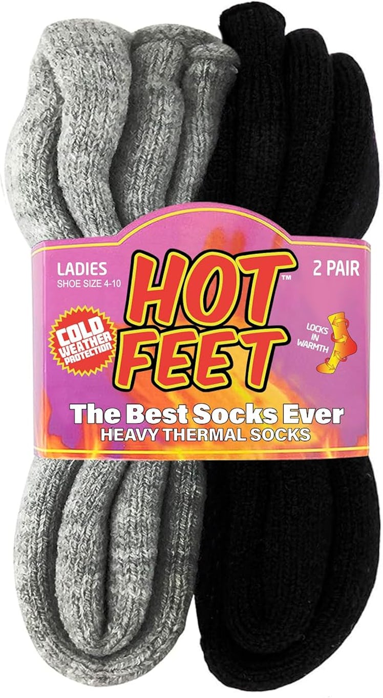 HOT FEET Thermal Socks (2 Pairs)