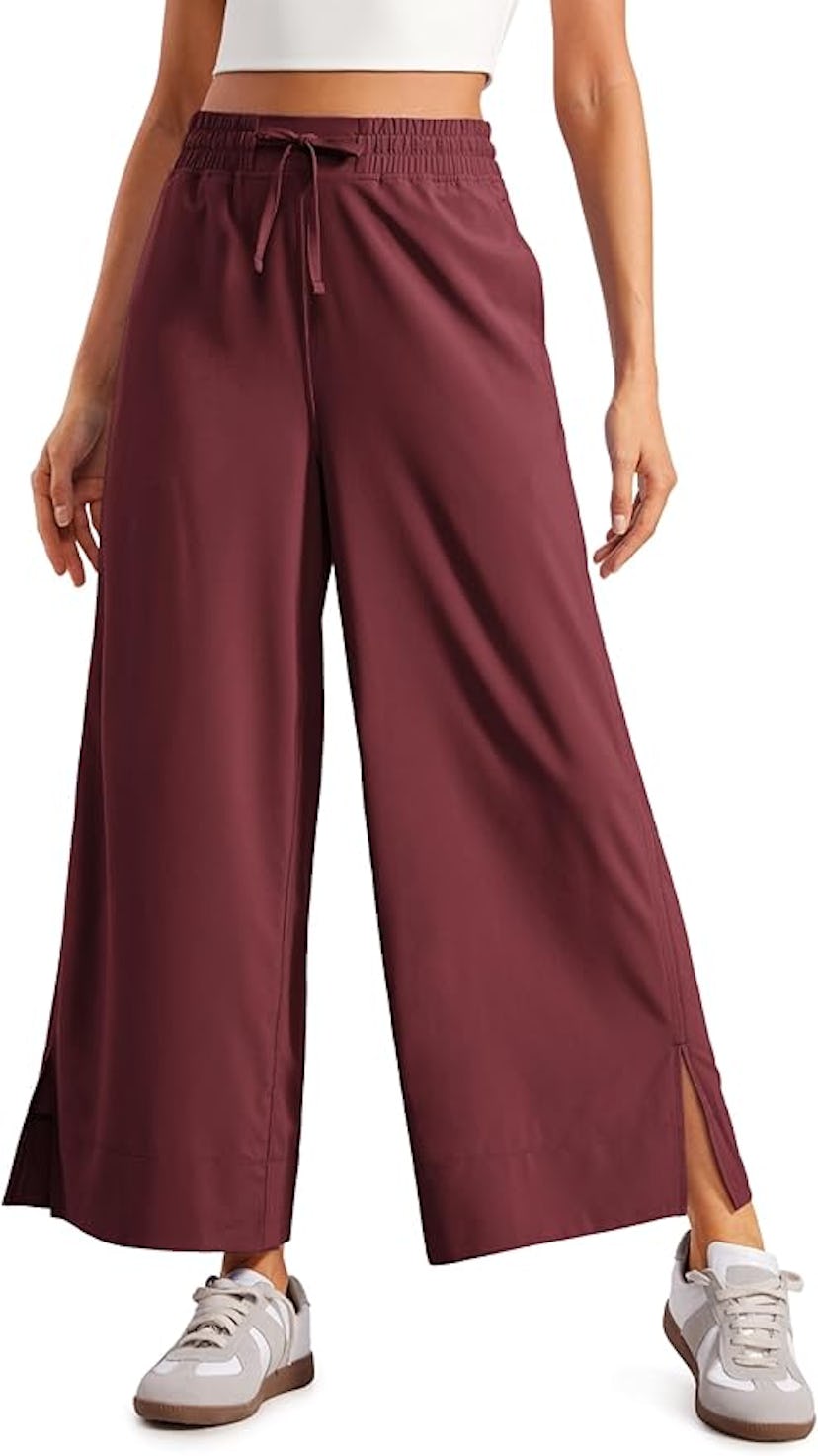 CRZ YOGA Lightweight Wide Leg Cropped Pants