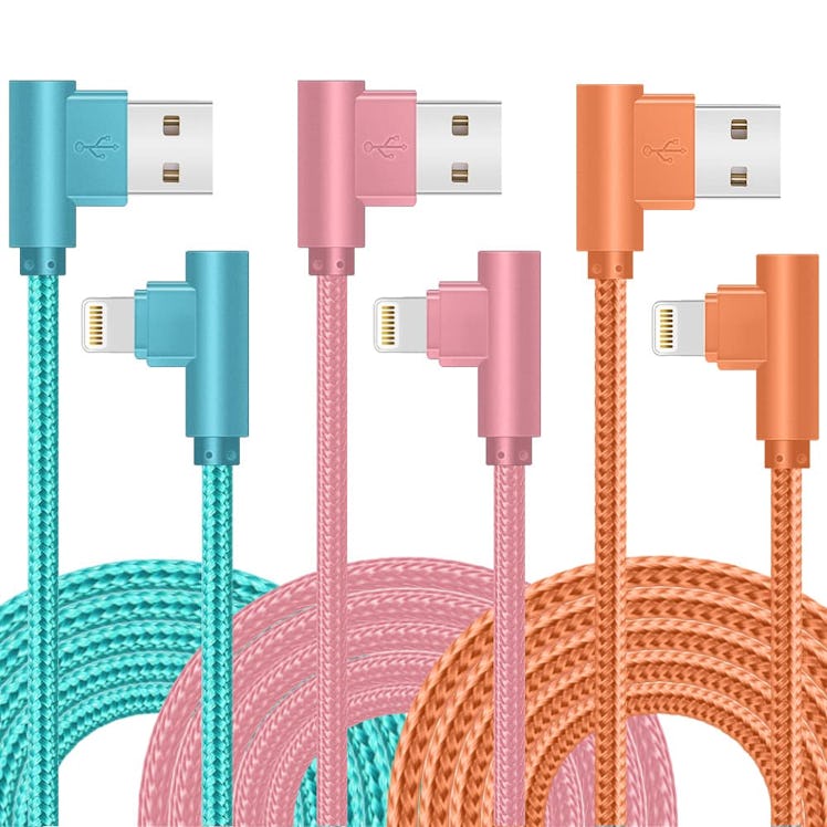 Exeric 10-Foot iPhone Chargers (3-Pack)