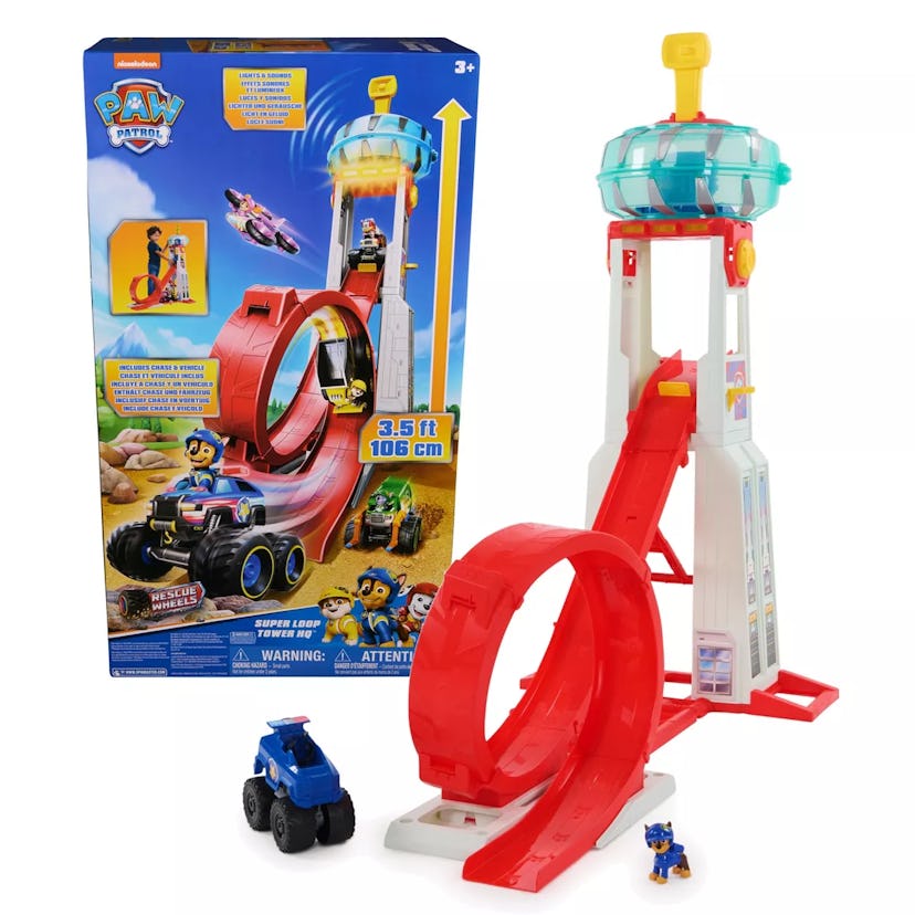 Paw Patrol Rescue Wheels Super Loop HQ Tower