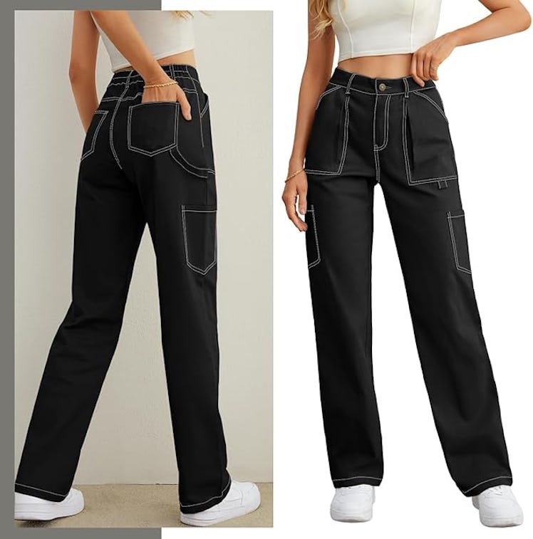 Lepunuo High-Waisted Cargo Pants