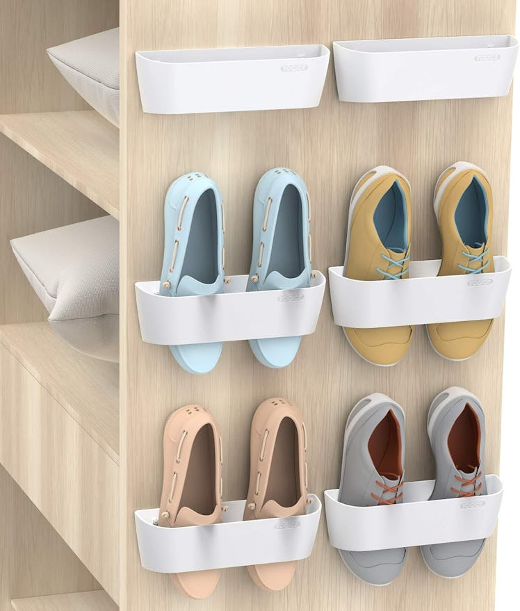 Yocice Mounted Shoe Rack (6-Pack)