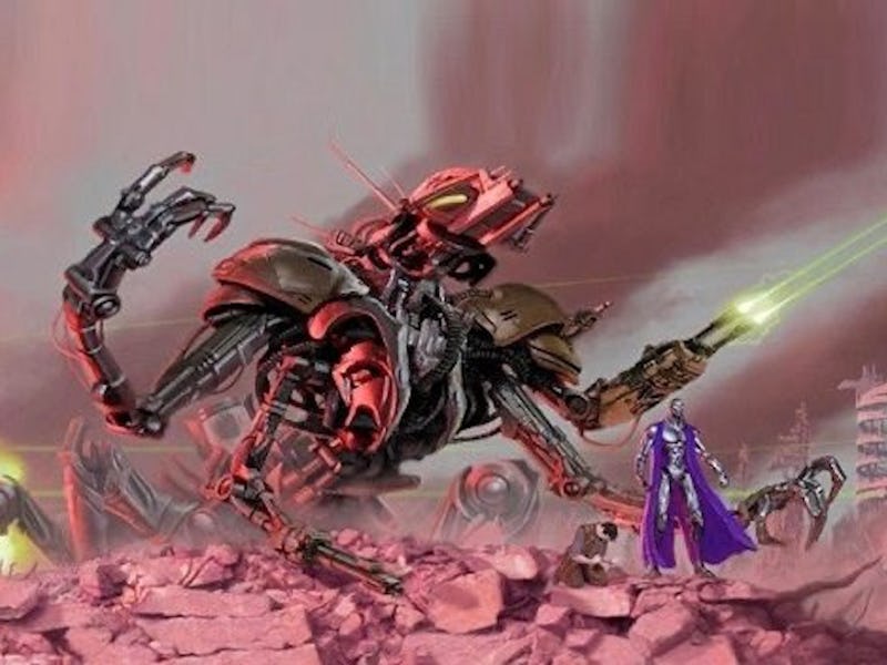 The cover for the 2003 book 'Dune: The Machine Crusade.'
