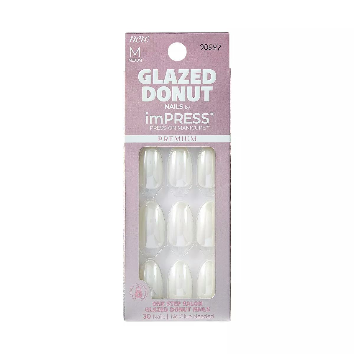 KISS imPRESS Press-On Manicure in Vanilla Glazed