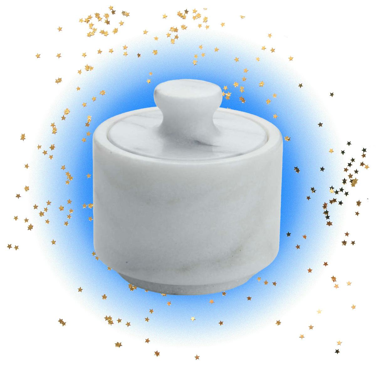 French Kitchen Marble Salt Cellar