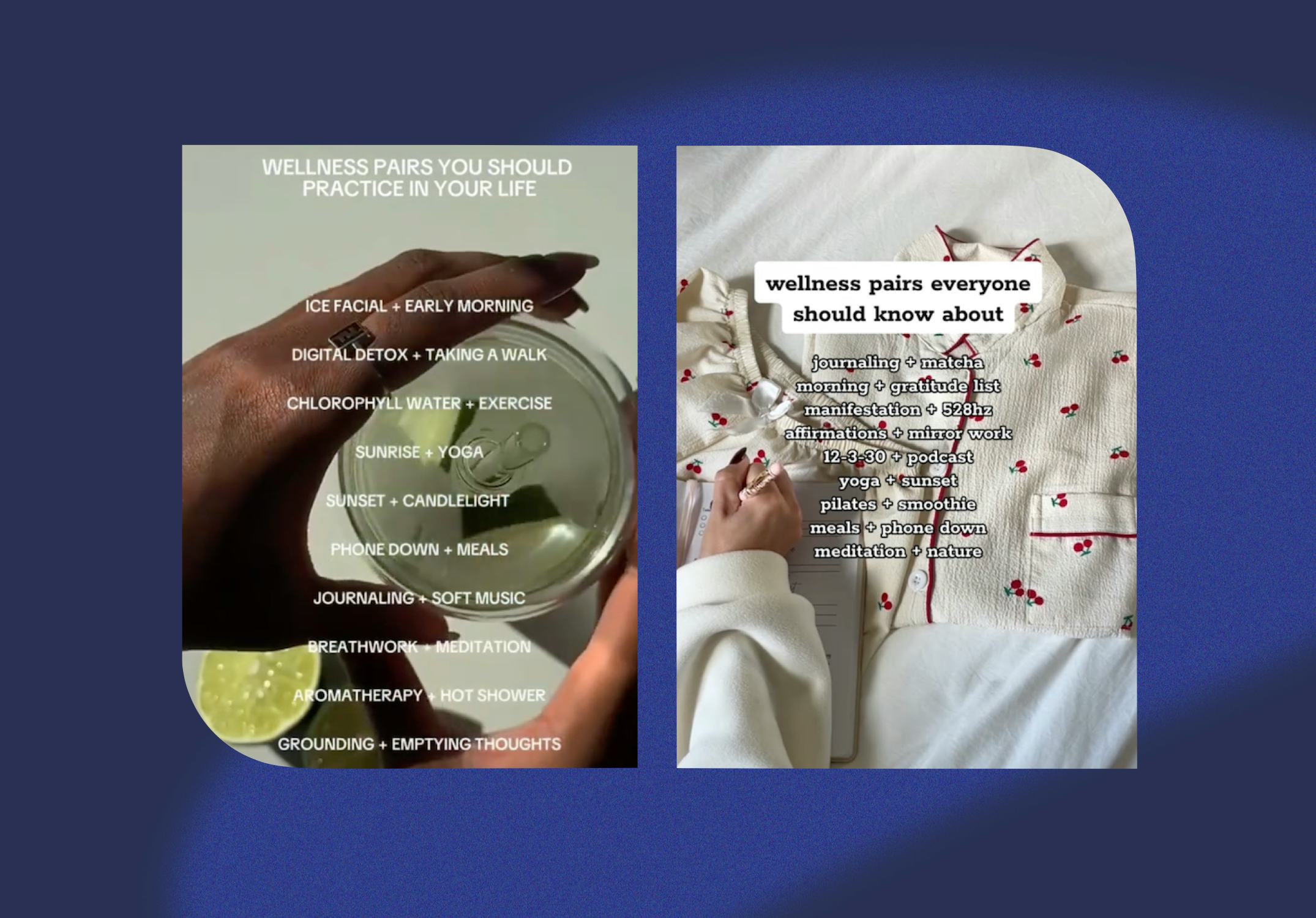 What to know about the "wellness pairing" TikTok trend, according to experts.