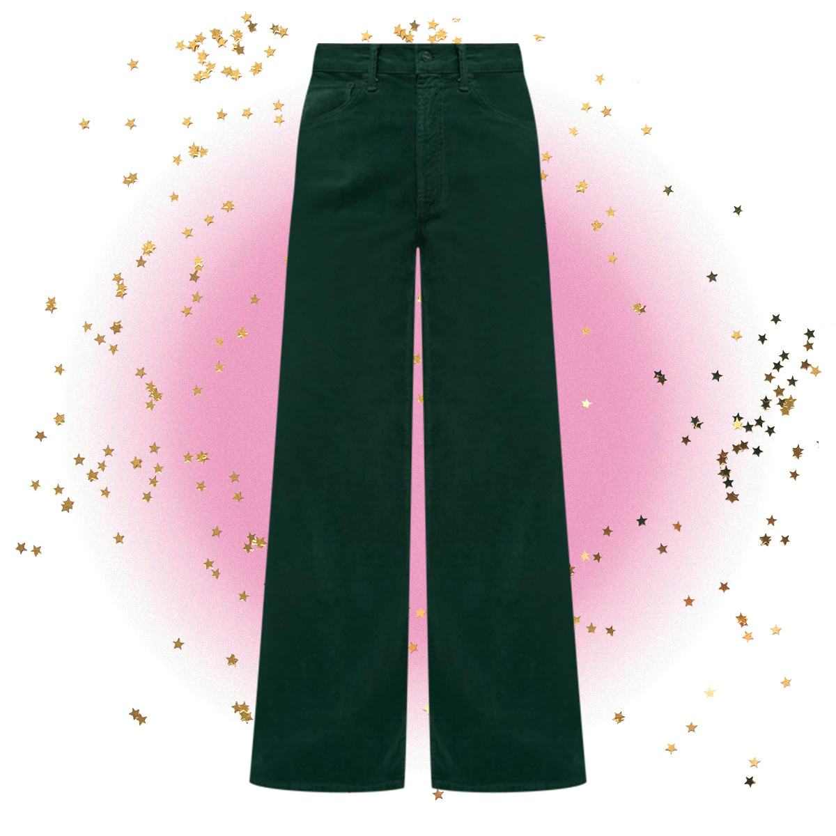 Mother Dark Green The Ditcher Roller Zip Sneak Cord