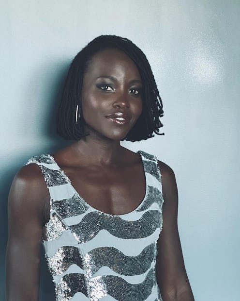 Lupita Nyong'o Governor's Awards Twisted Locs Updo