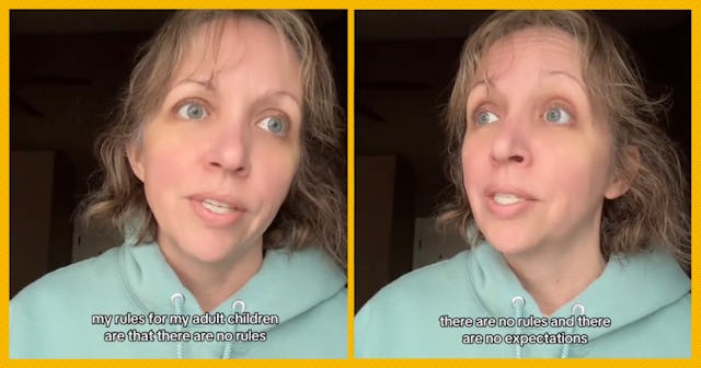 In a refreshing take, one mom shares that, when it comes to her adult children, she does not have an...