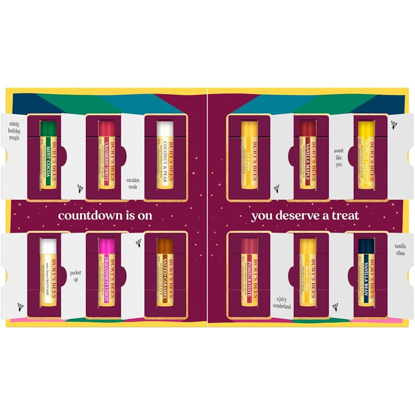 Burt's Bees 12 Days of Joy Lip Balm Advent Calendar Gift Set