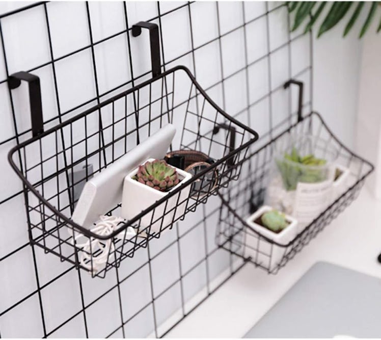 LeleCAT Over The Cabinet Storage Baskets (2-Pack)