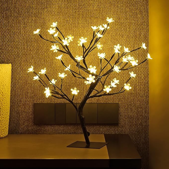 LIGHTSHARE LED Cherry Blossom Bonsai Tree
