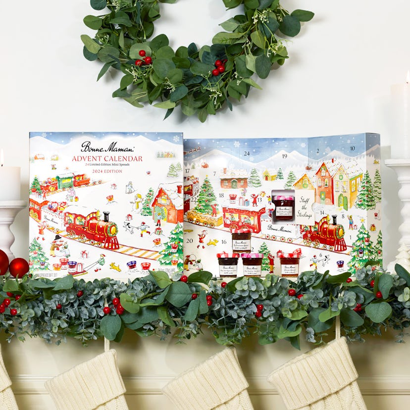 Bonne Maman 2024 Limited Edition Advent Calendar, 24 Mini Spreads