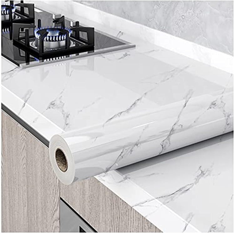 HELLKIT Glossy Marble Wallpaper 