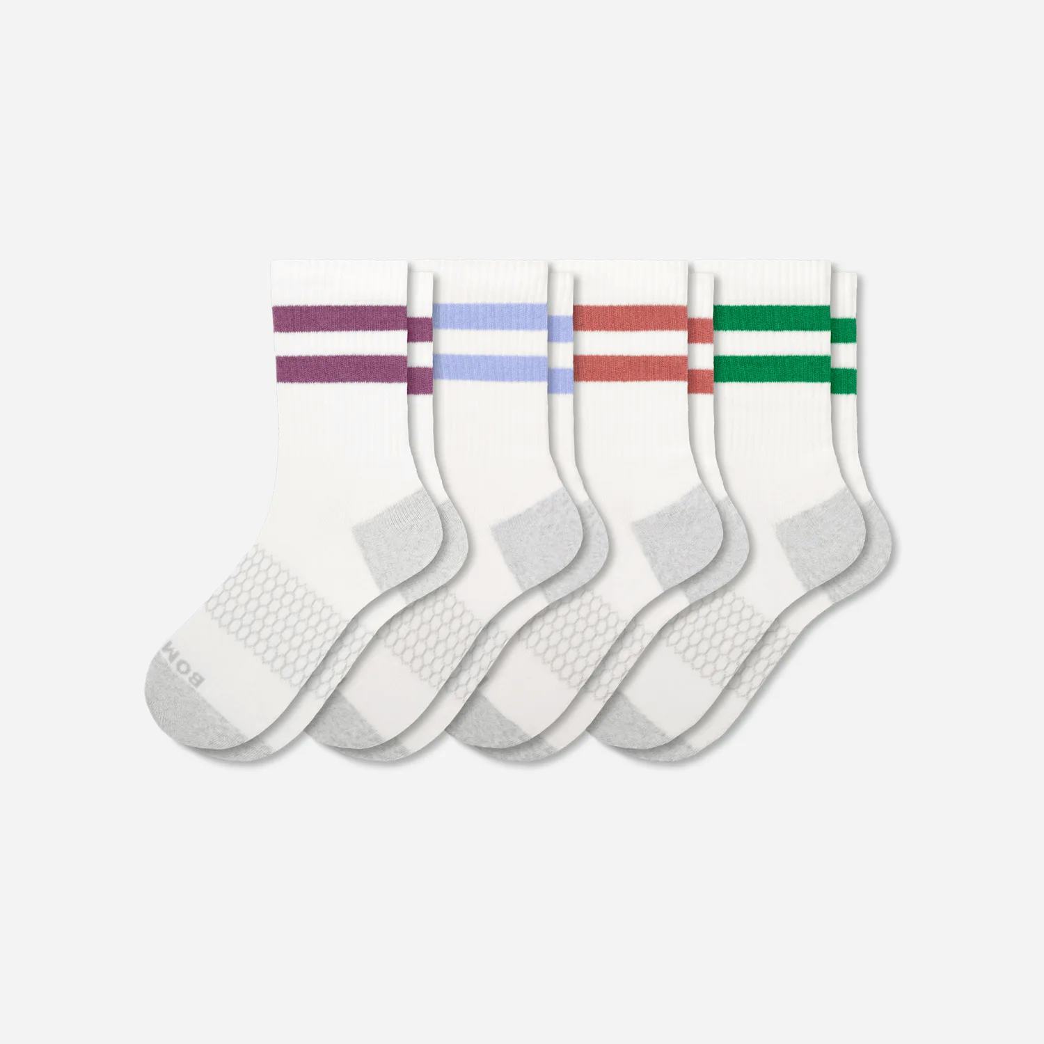 Women&rsquo;s Vintage Stripes Half Calf Socks 4-Pack