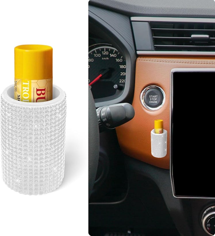 xbrtaia Upright Car Chapstick Holder