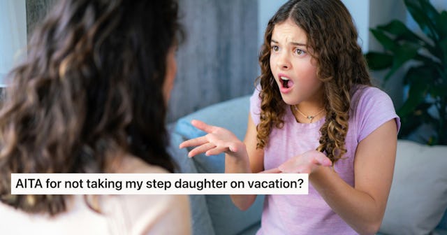 A young girl expresses frustration while talking to an adult. Text overlay asks if the speaker is wr...