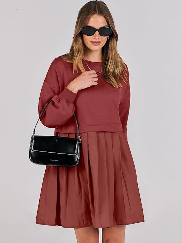 ANRABESS Sweatshirt Dress