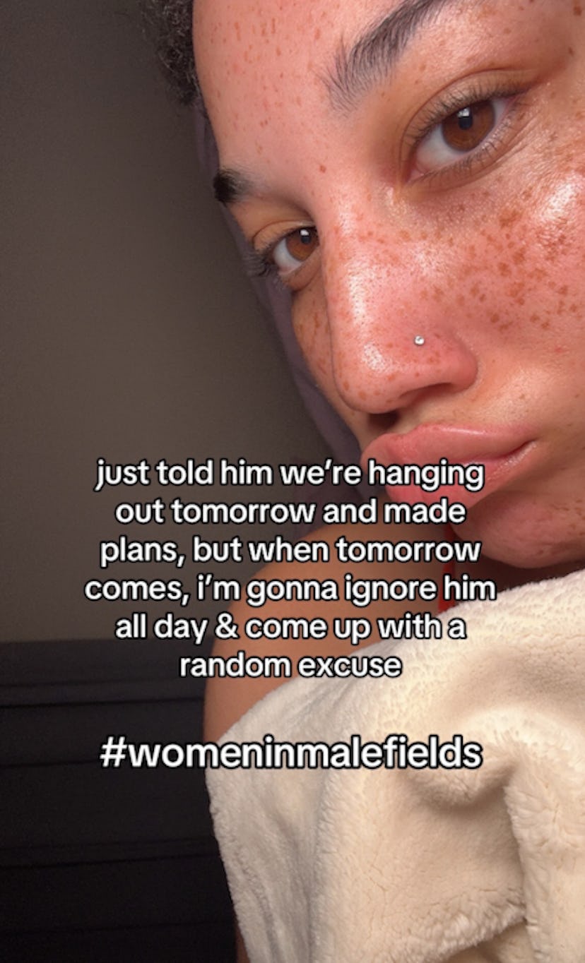 The women in male fields trend on TikTok is too funny.