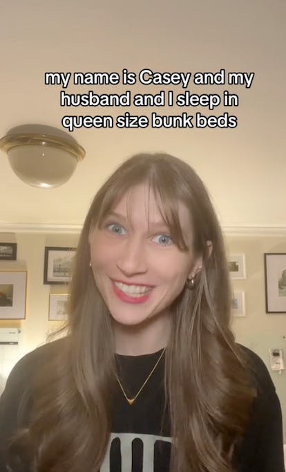 Queen size bunk beds.