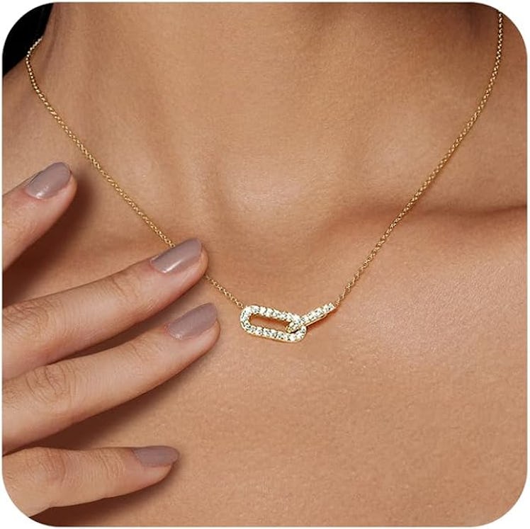 HERIER Paperclip Choker Necklace