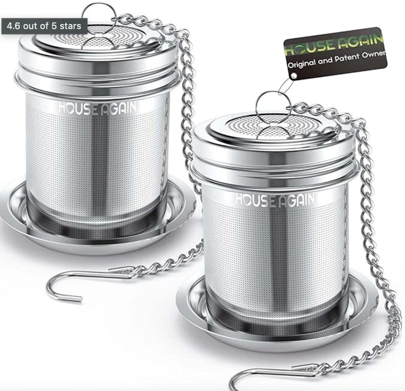 HOUSE AGAIN Stainless Steel Tea Strainer (2-Pack)