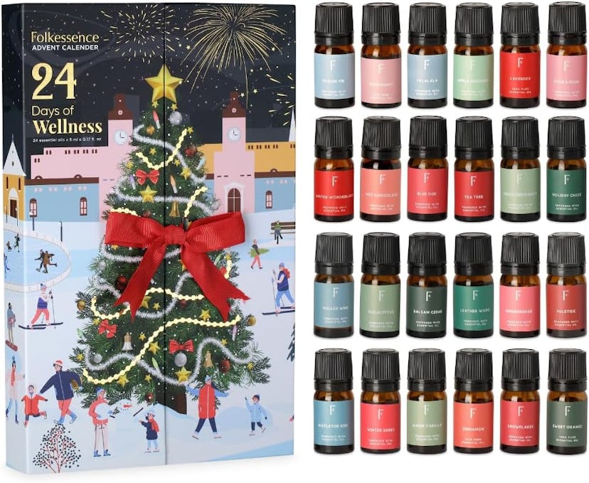 Folkulture Advent Calendar 2024 Christmas Essential Oil Set