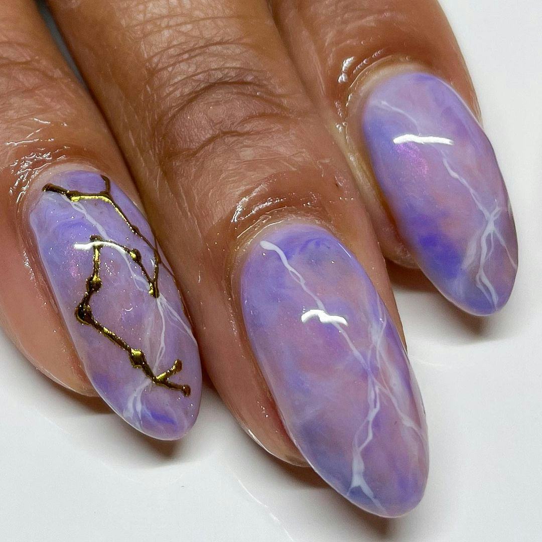 Try nails with the sign&rsquo;s constellation for Sagittarius season 2024.